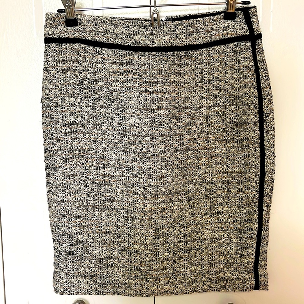 Ann Taylor Petite Tweed Skirt